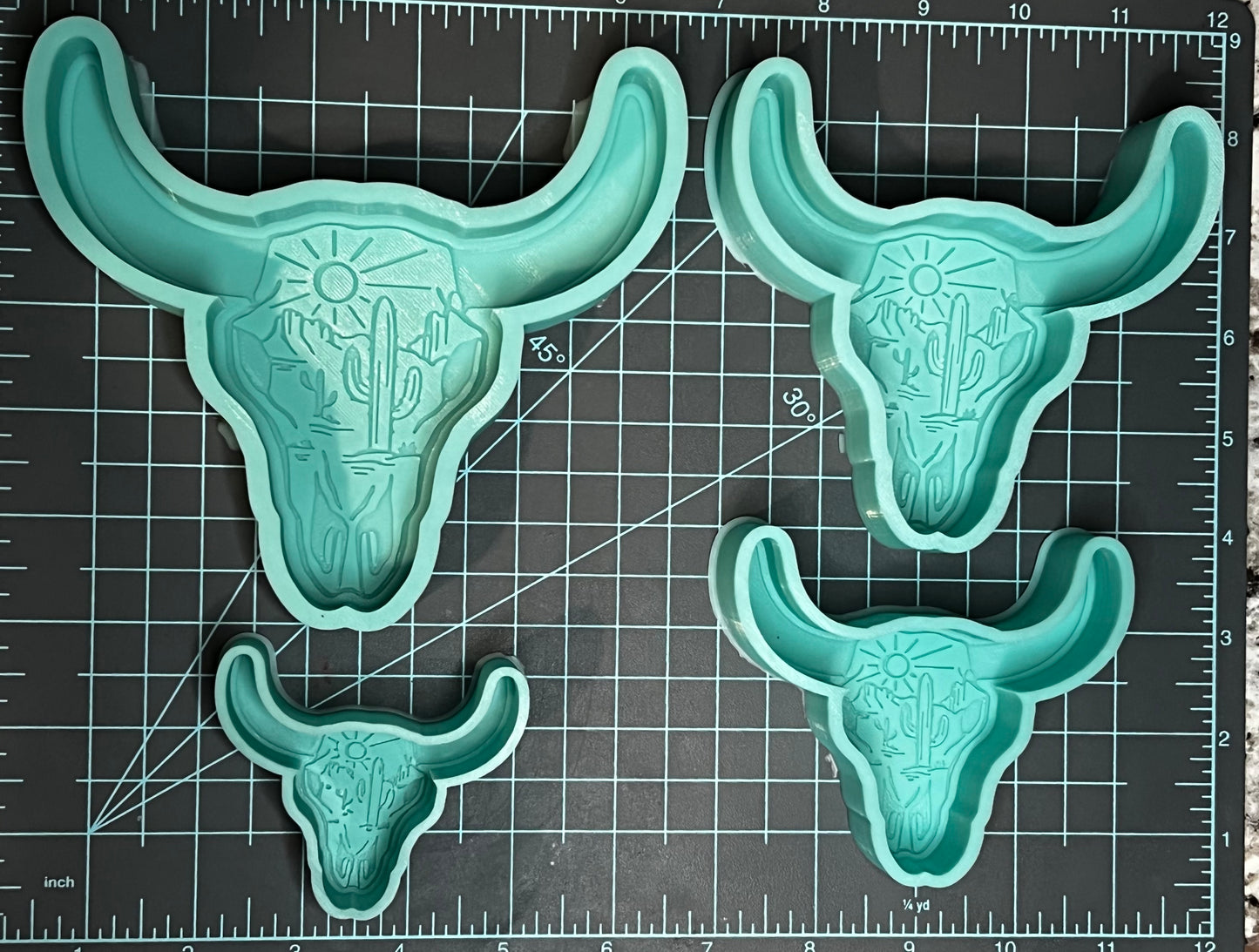 {Desert Skull 1} Silicone Mold