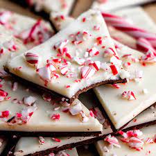 peppermint bark type Pre- scented beads
